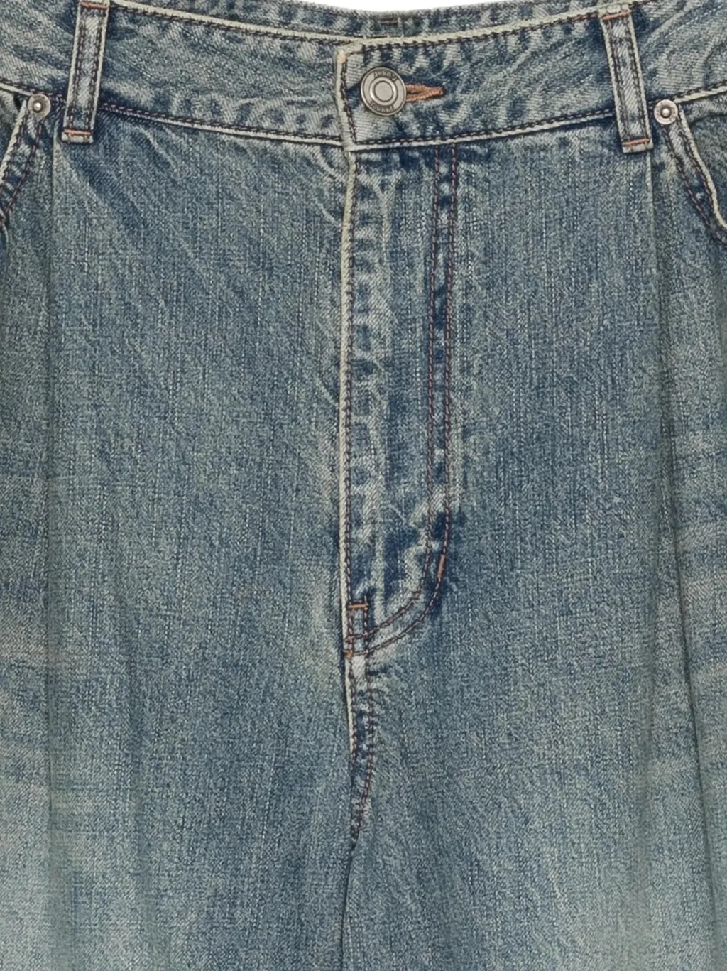 Juun.J Wide Leg Denim Pants