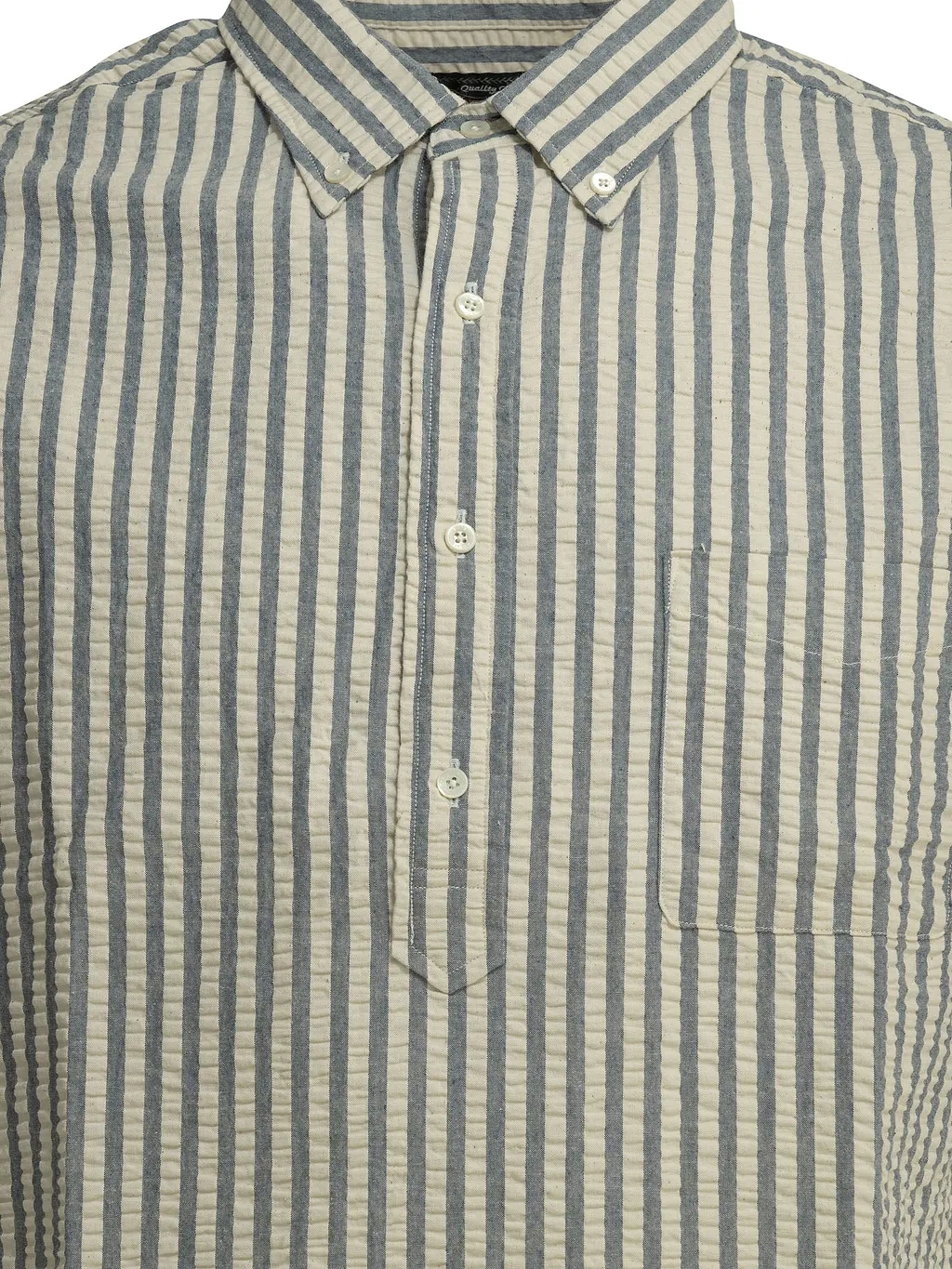 Beams Plus Casual Cotton Seersucker Shirt