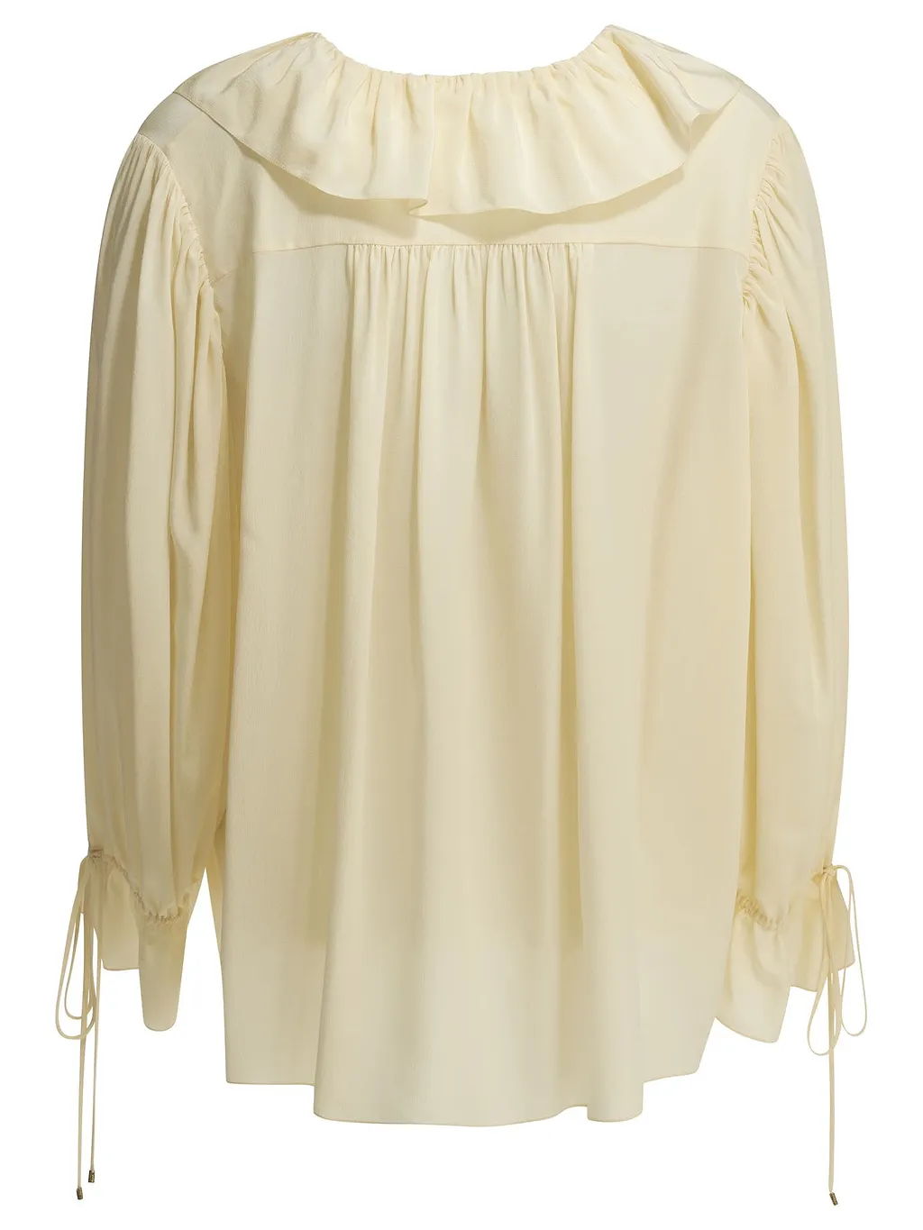 Chloé Silk Blouse With Ruffles