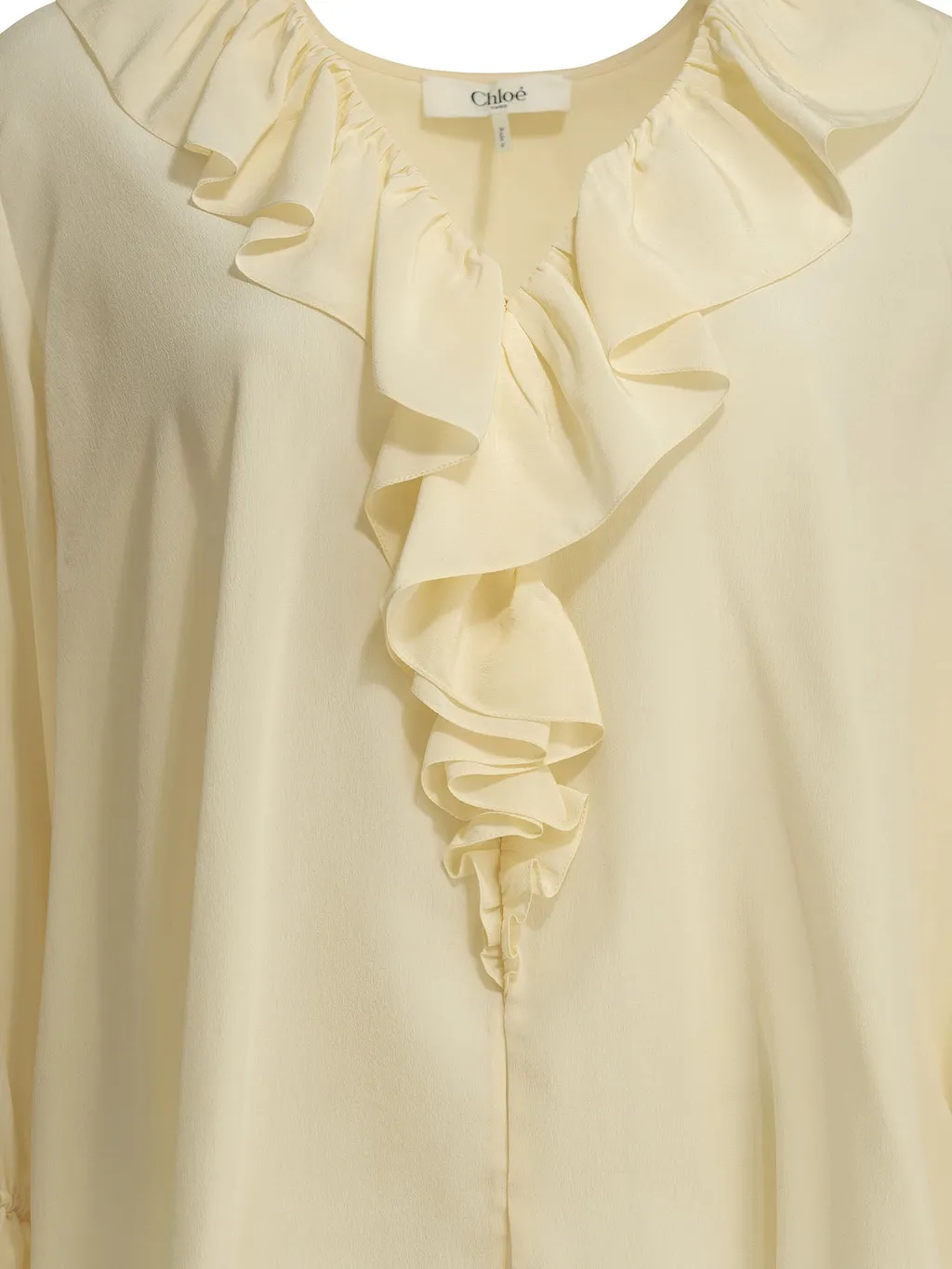 Chloé Silk Blouse With Ruffles
