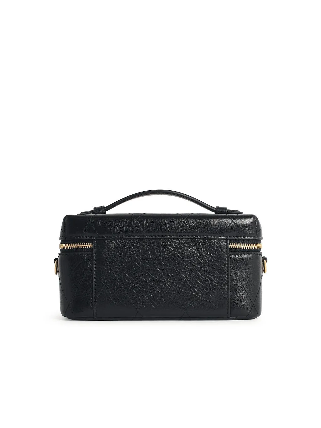 Tory Burch Mini Beige Lear Beauty Case Charlie Matelassé