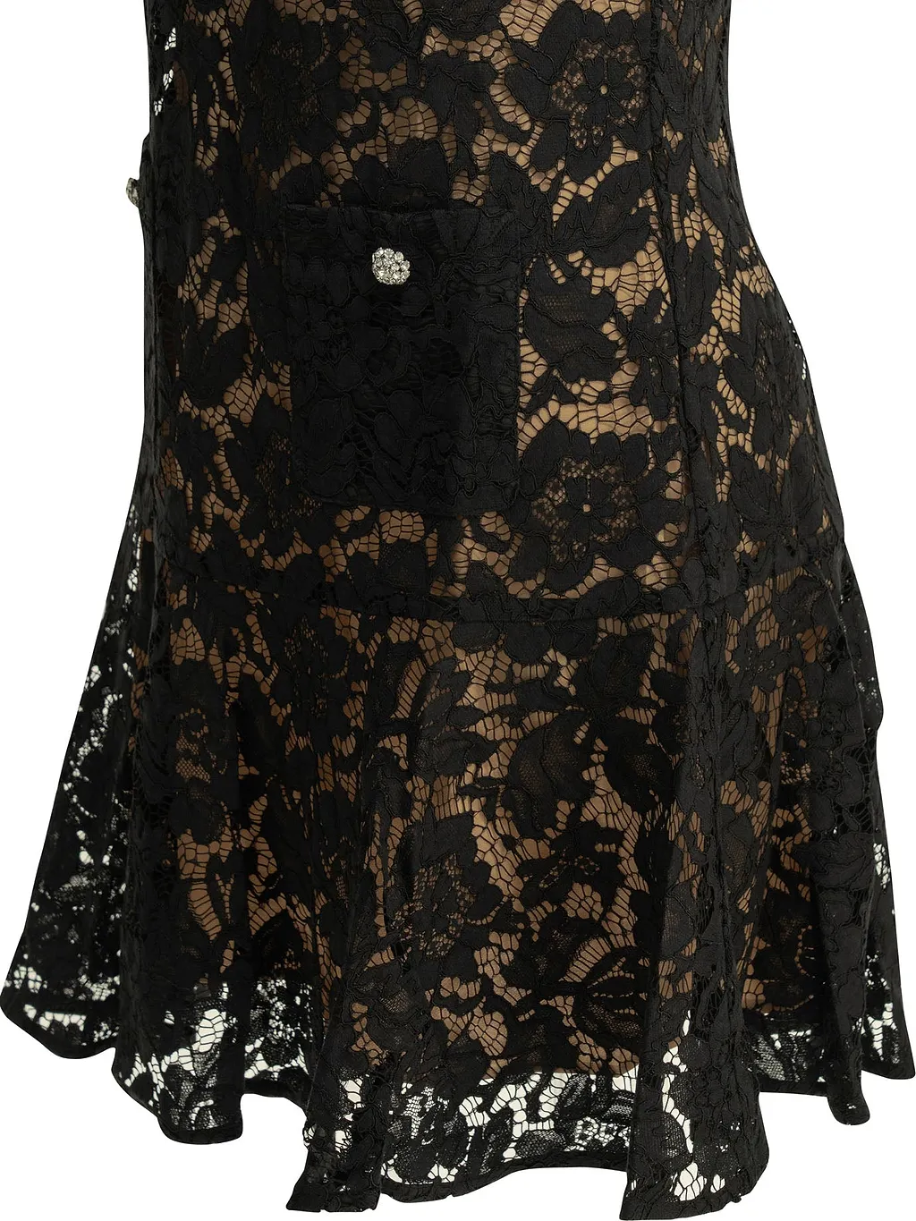 Self Portrait Embroidered Short Dress