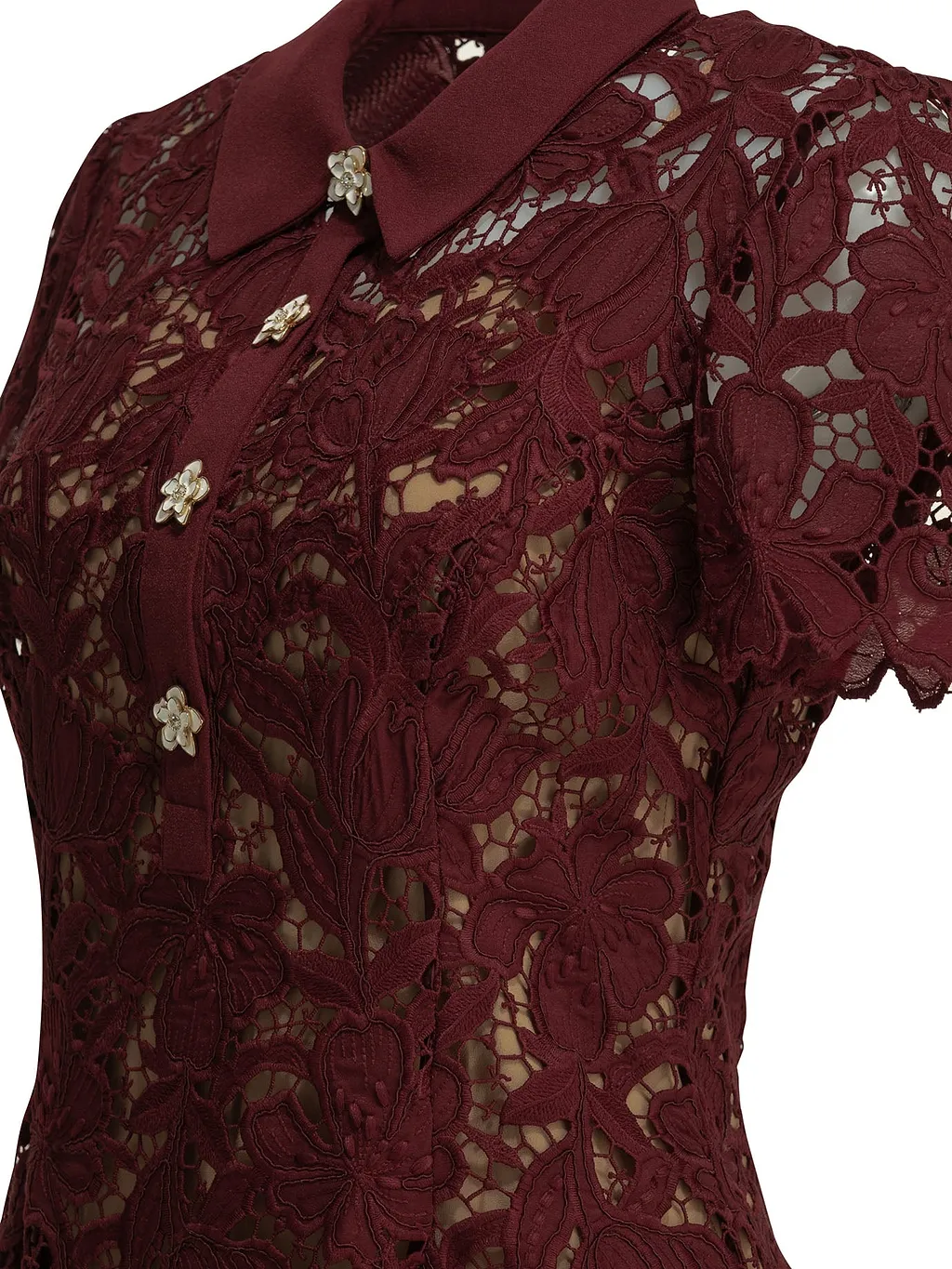Self Portrait Short Lace Dress
