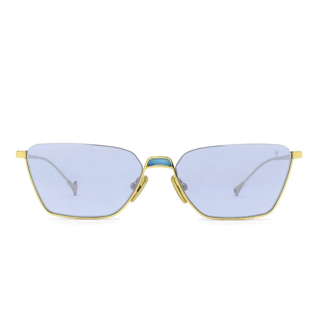 Eyepetizer Sunglasses Kanda C.4 2 F Gold/Light Blue Unisex