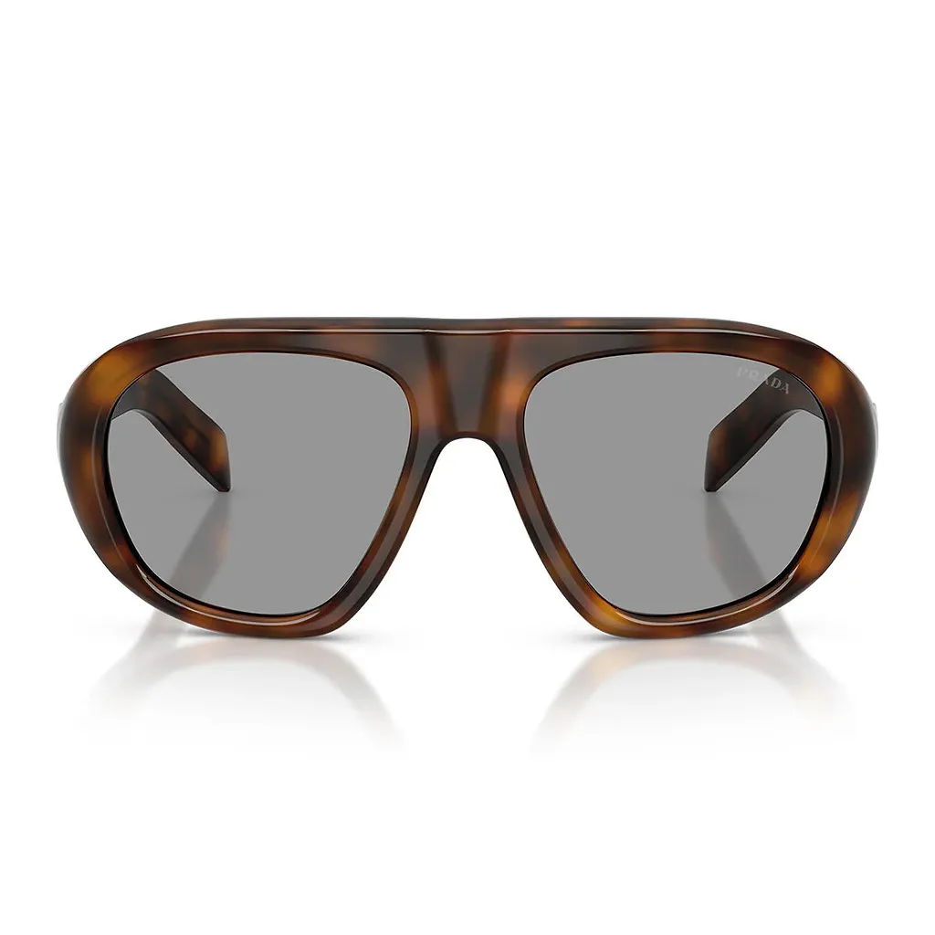 Prada Sunglasses Prc05 S 20 D50 Q Juniper Tortoise/Grey Women