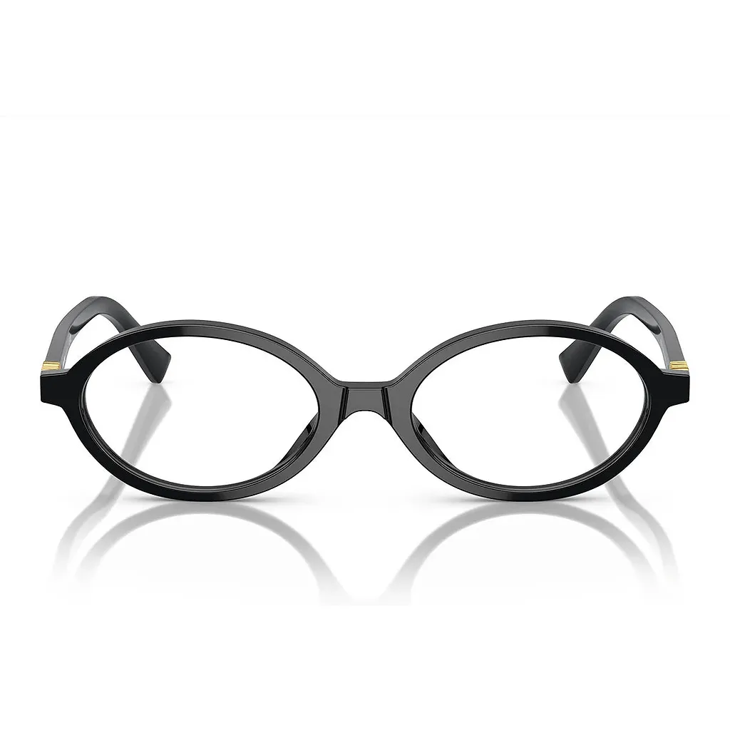 Miu Miu Prescription Glasses Mu01 Xv 1 Ab1 O1 Black/Transparent Women