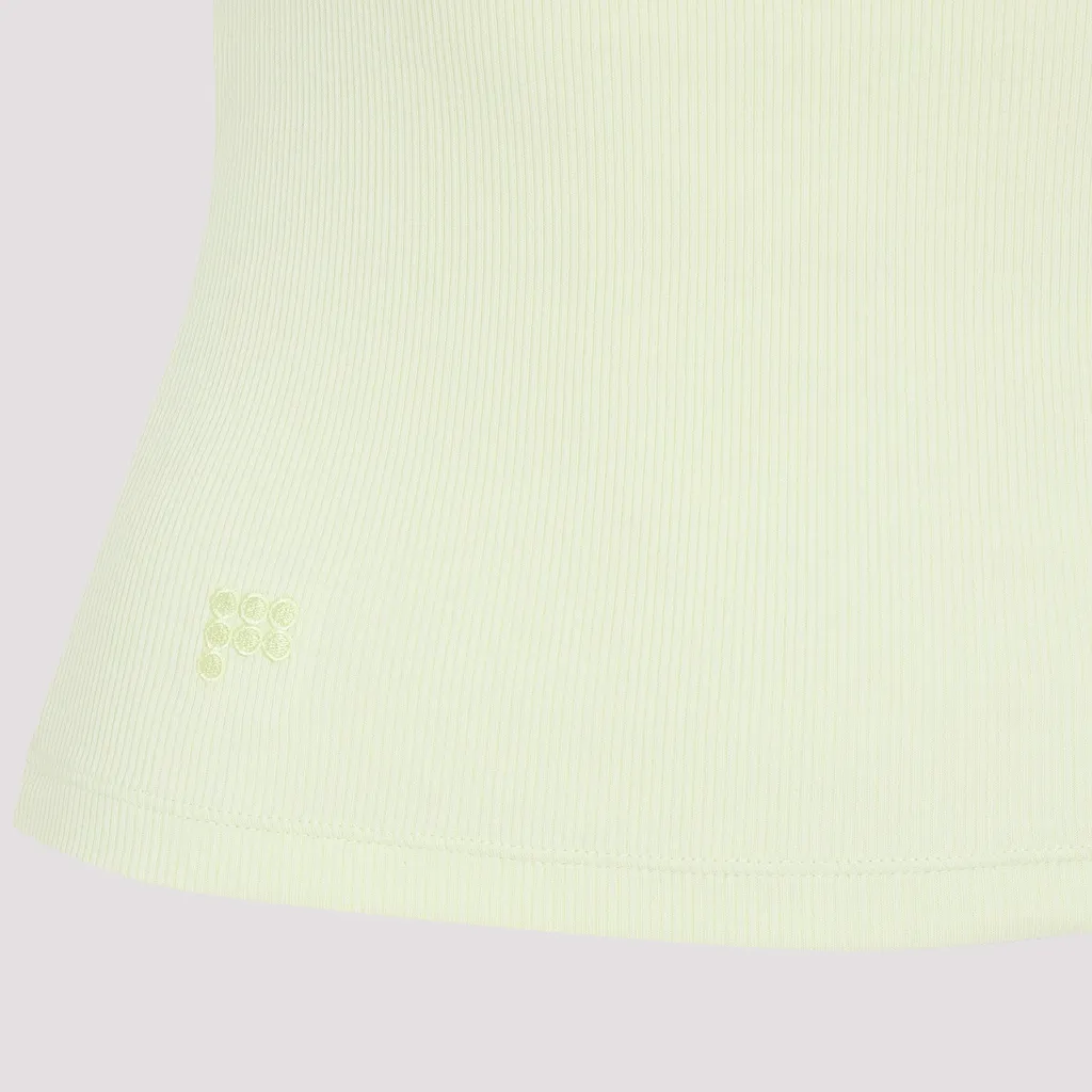 Pangaia Ribbed Square Neck Tank Top
