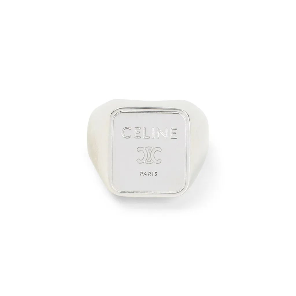 Celine Square Signet Ring