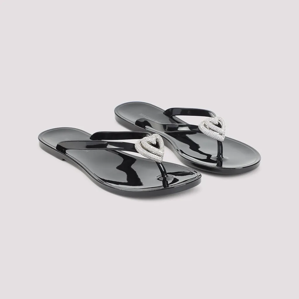 Mach & Mach Double Heart Sandals