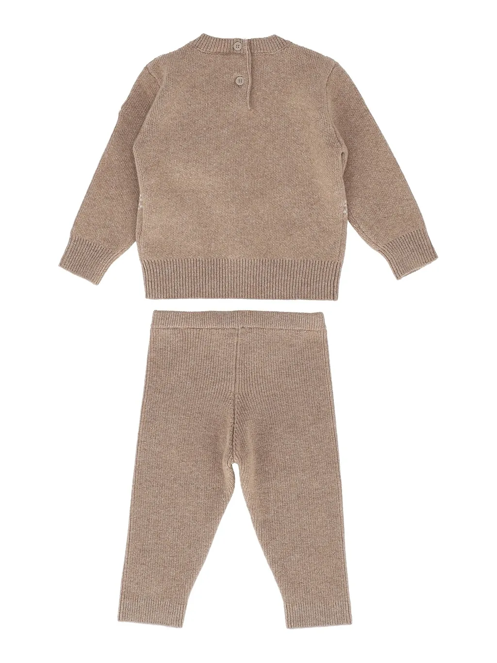 Moncler Baby Beige Knitwear Clothing Ensemble + Box