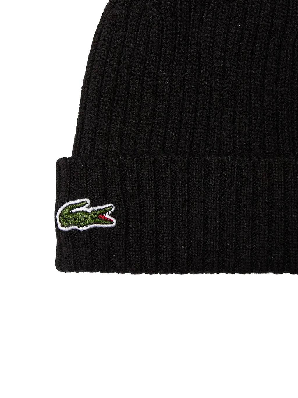 Lacoste Black Knitted Caps