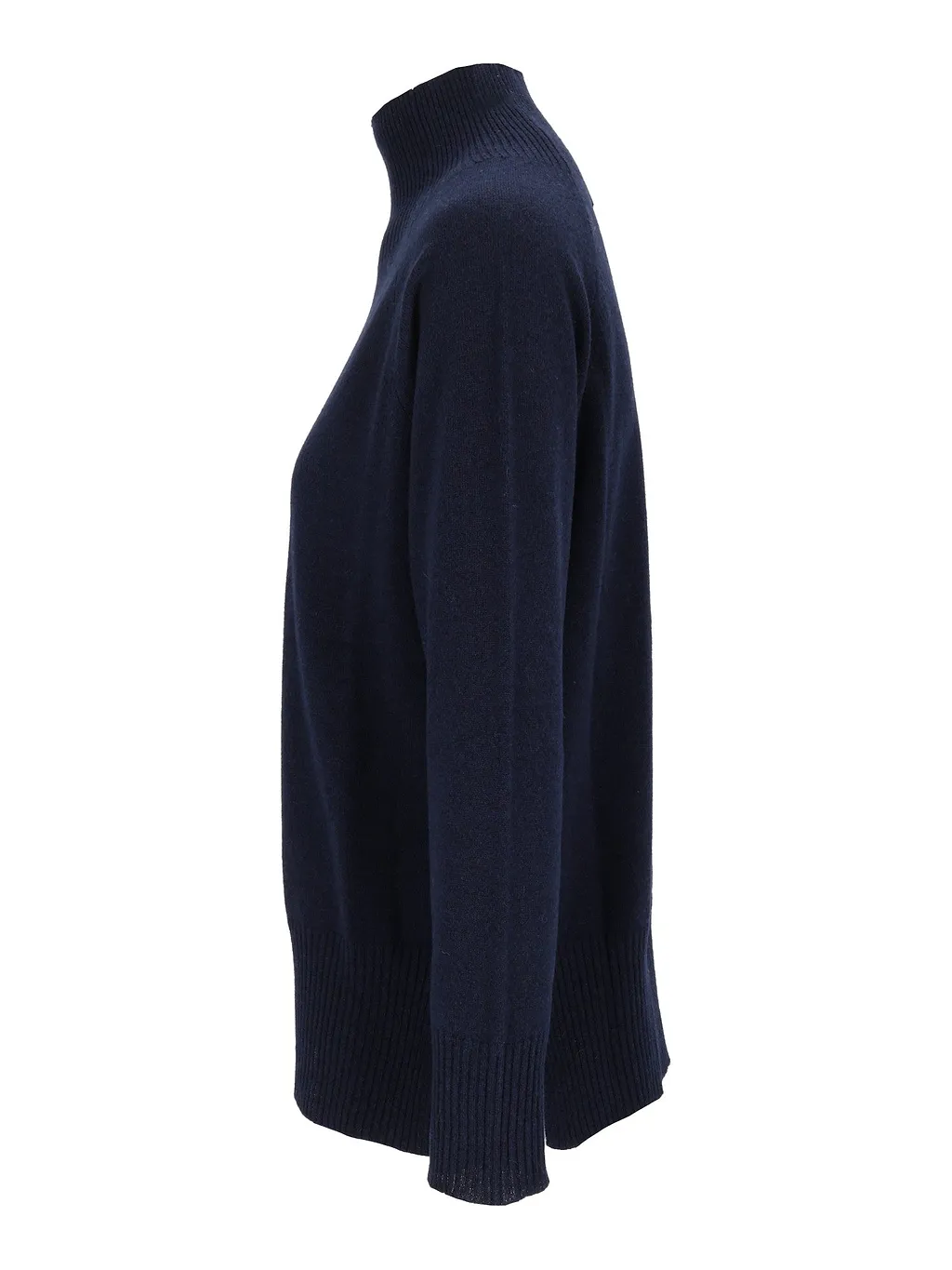 Kangra Cashmere Raglan Turtleneck Wi Th Slits