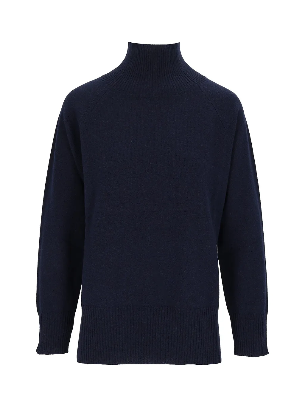 Kangra Cashmere Raglan Turtleneck Wi Th Slits