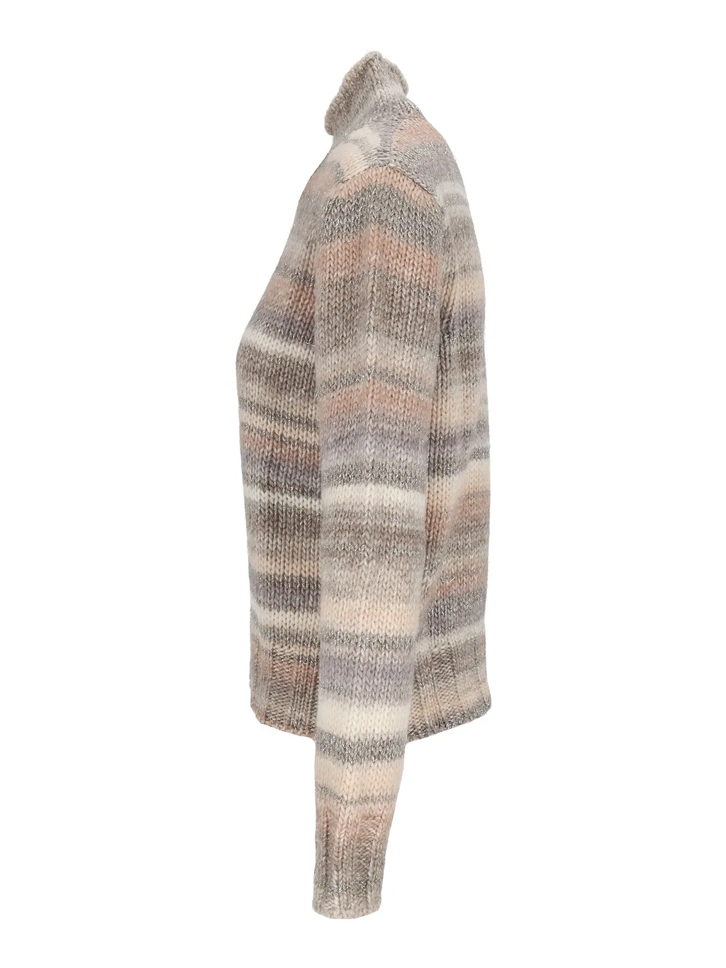 Kangra Cashmere Turtleneck In Printe D Yarn