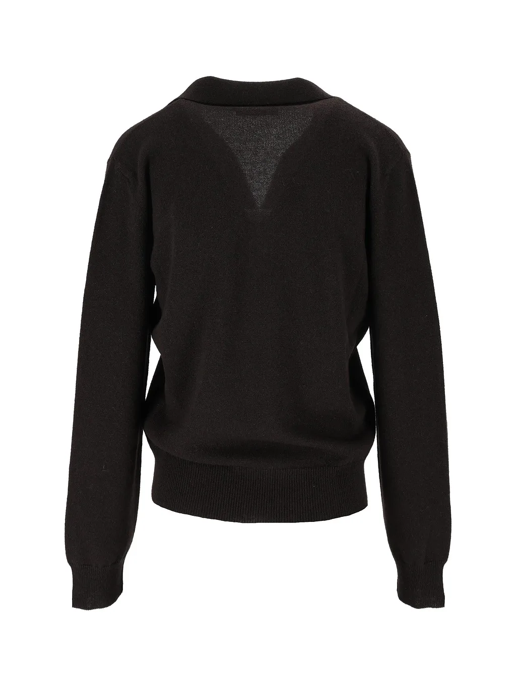 Kangra Cashmere Regular Fit Long Sle Eve Open Polo Shirt