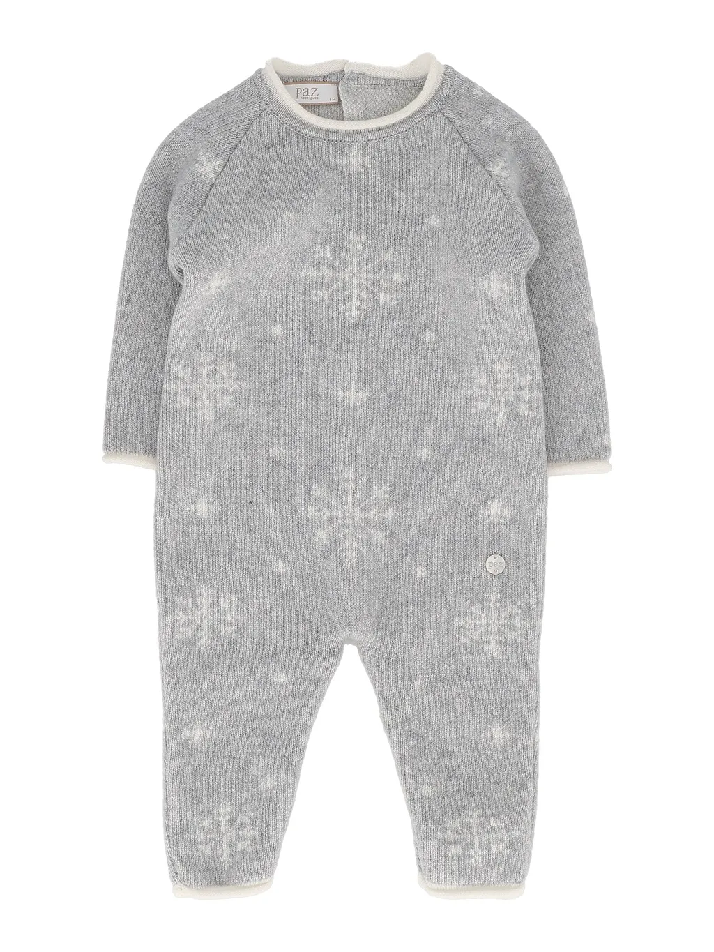 Paz Rodriguez Knit Newborn Romper Neve