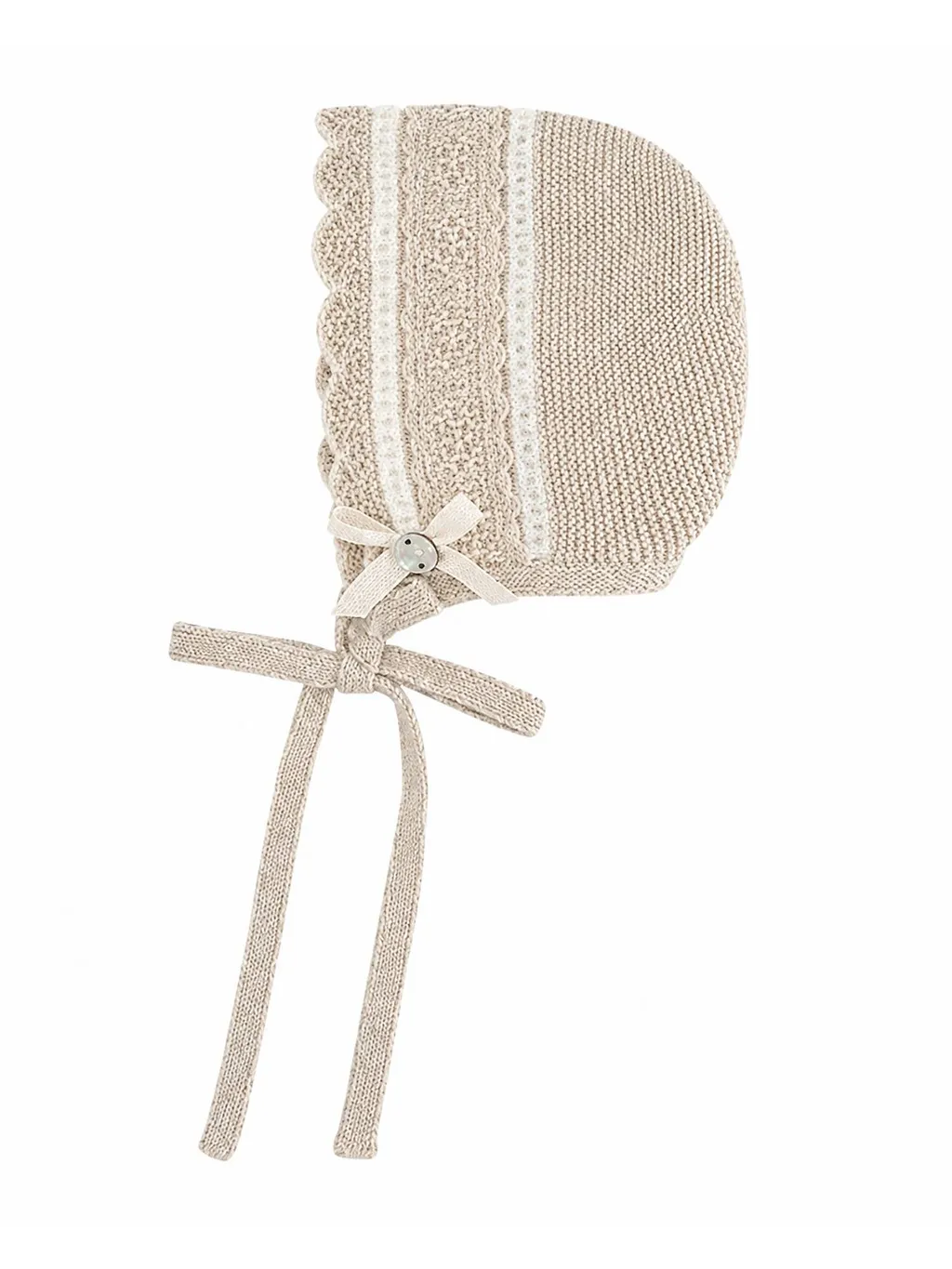 Paz Rodriguez Knit Newborn Bonnet Lua
