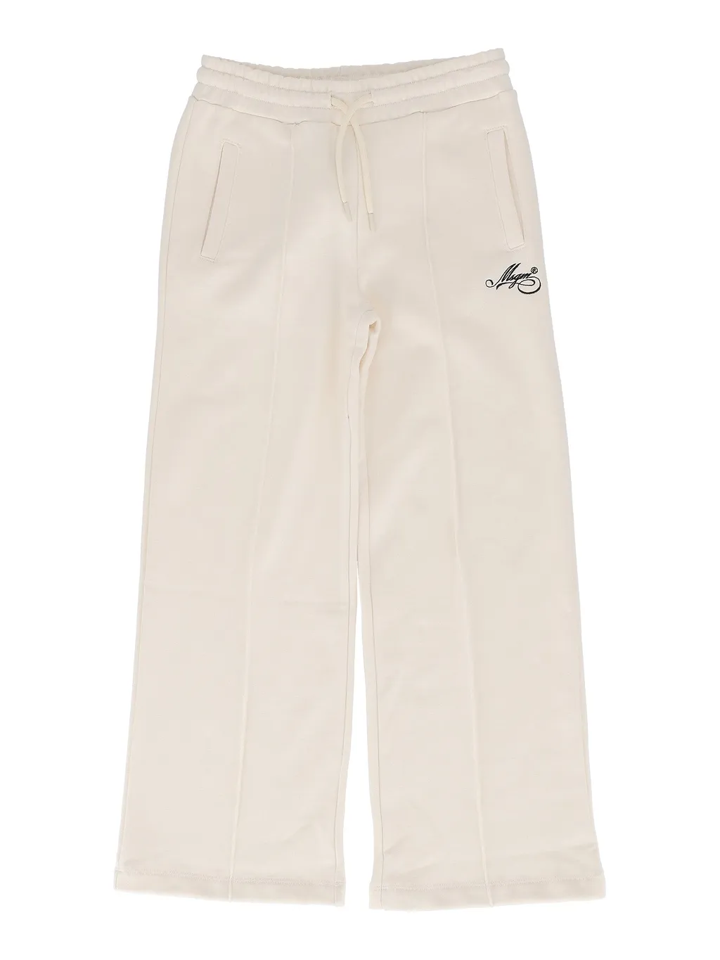 Msgm Fleece Pants Girl Crema/Cream