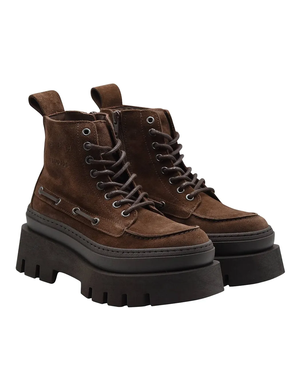 Copenhagen Stivale Tto Lace Up Color Marrone