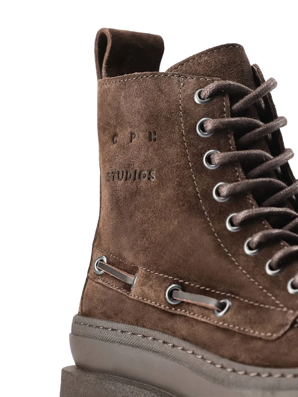 Copenhagen Stivale Tto Lace Up Color Marrone