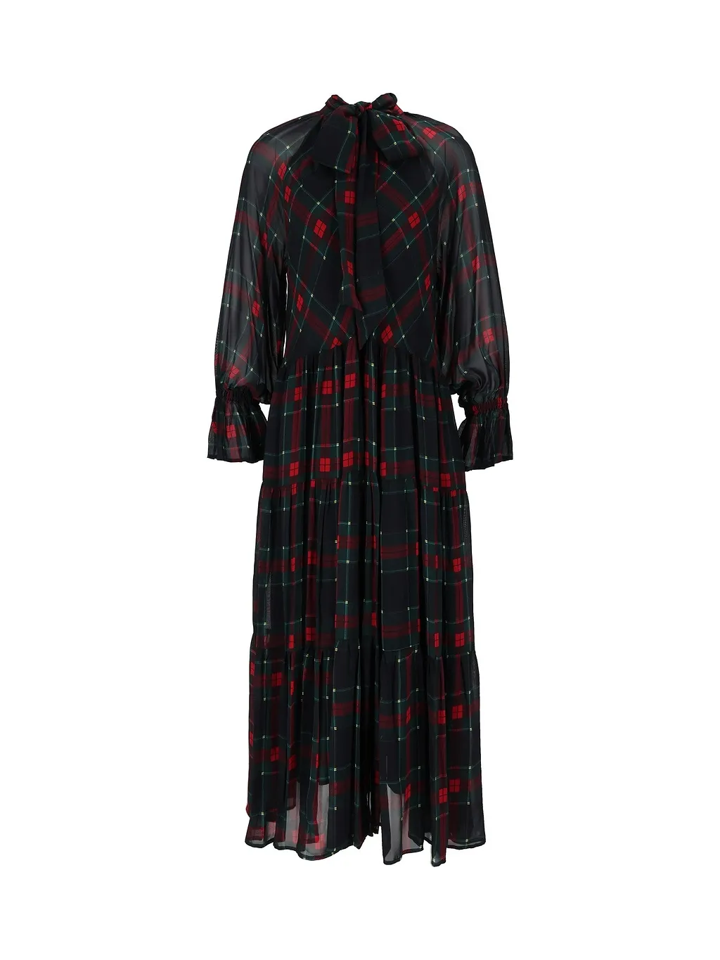 Shirt A Porter Abito Lungo Stamp In Chiffon