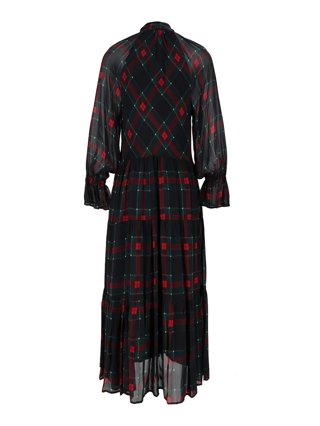 Shirt A Porter Abito Lungo Stamp In Chiffon