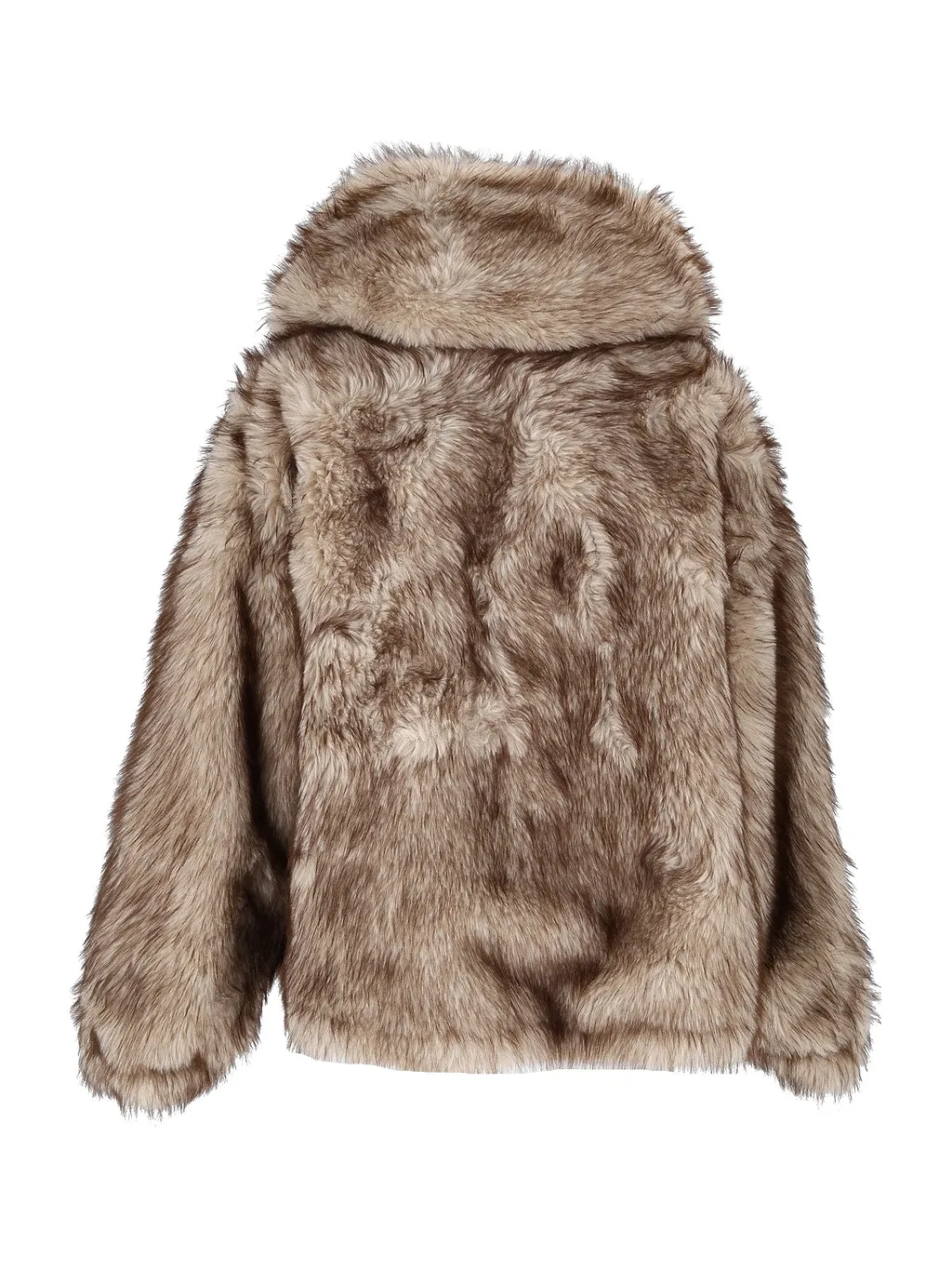 Bully Woman Fabric & Fake Fur Jacket