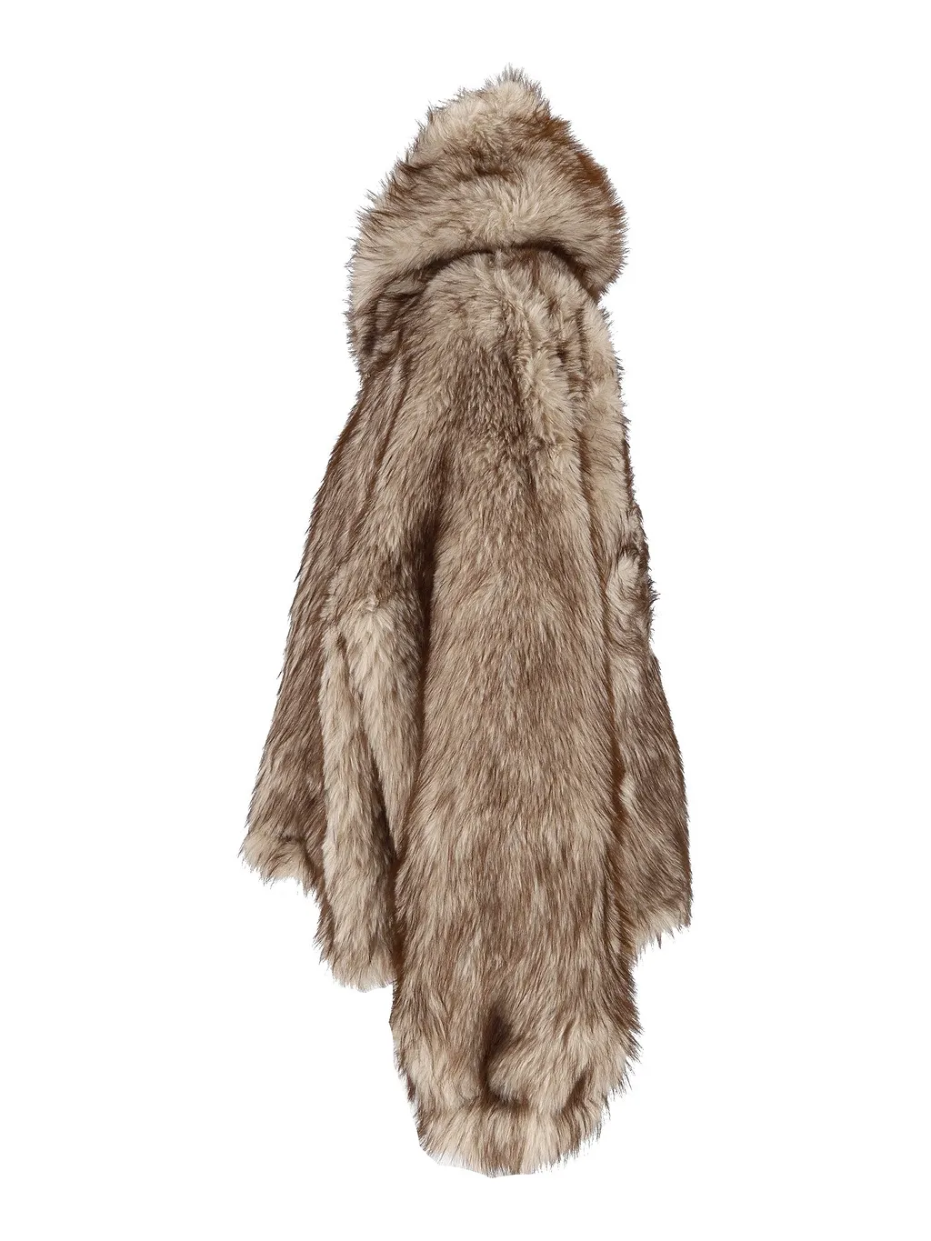 Bully Woman Fabric & Fake Fur Jacket