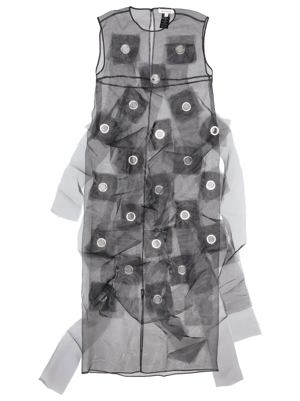 Meryll Rogge Embroidered Dress With Eyelets And Fringes