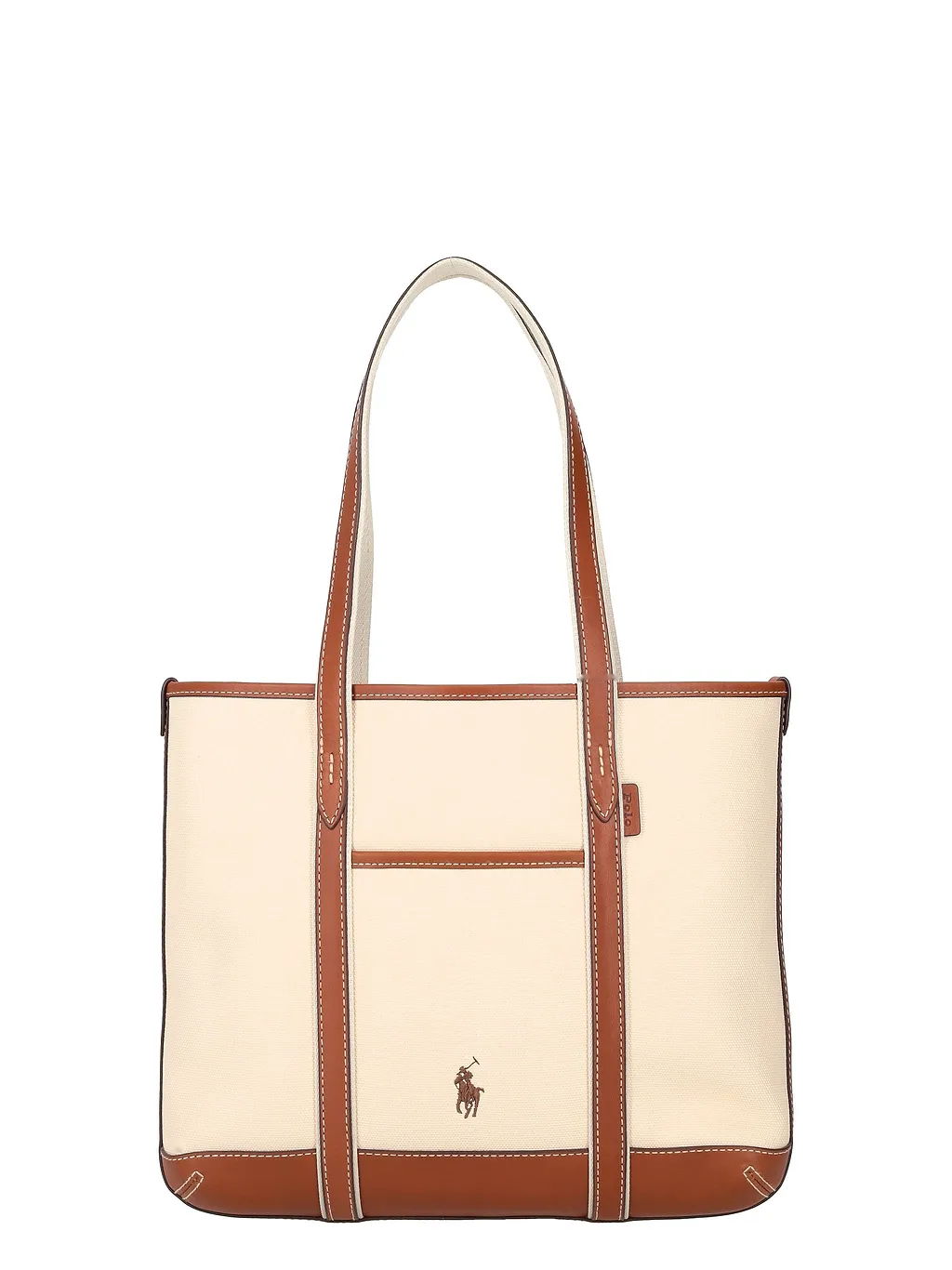 Ralph Lauren Canvas/Leather Sm Shp Tte Tte Sma