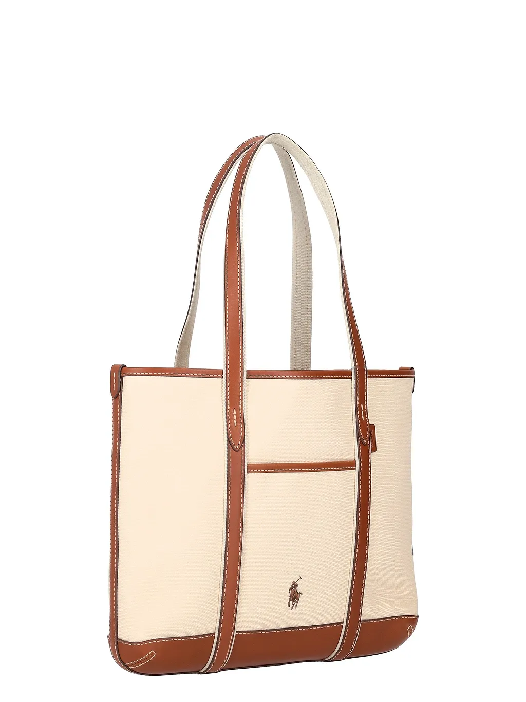 Ralph Lauren Canvas/Leather Sm Shp Tte Tte Sma
