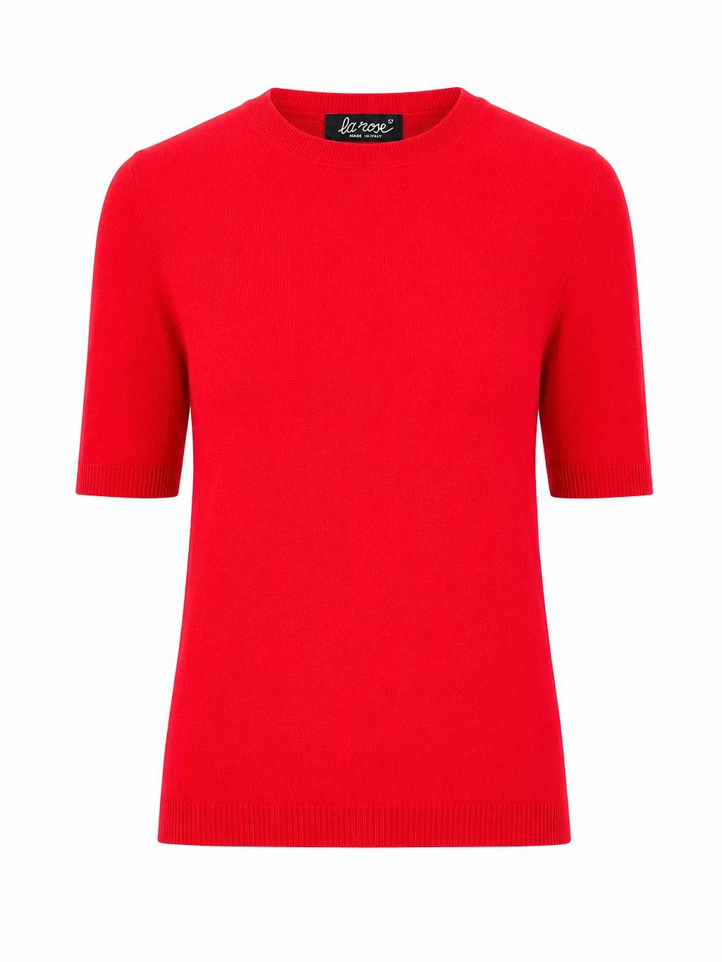 La Rose La Rose Maglia 3/4 Cashmere Rosso
