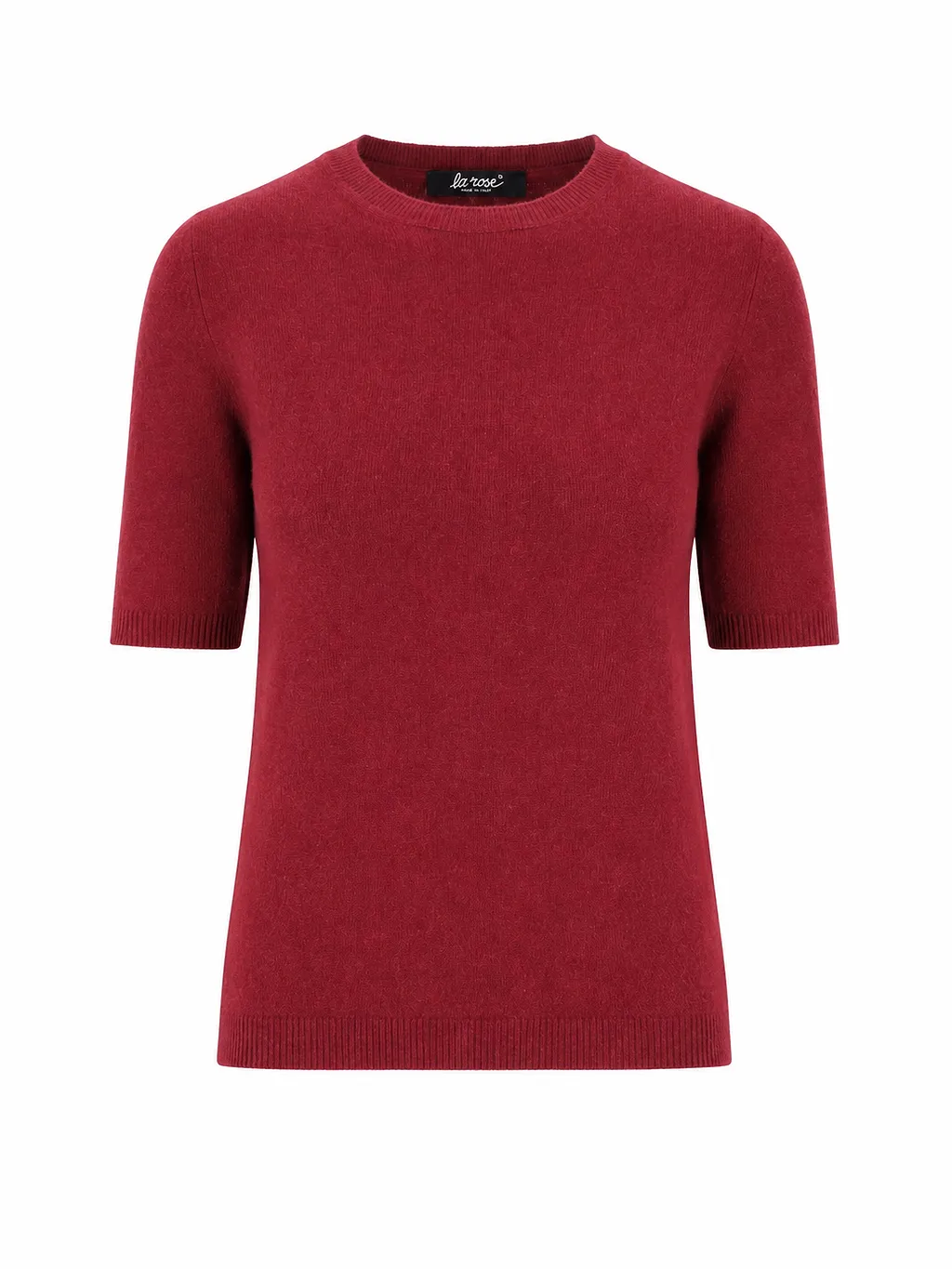 La Rose La Rose Maglia 3/4 Cashmere Bordeaux