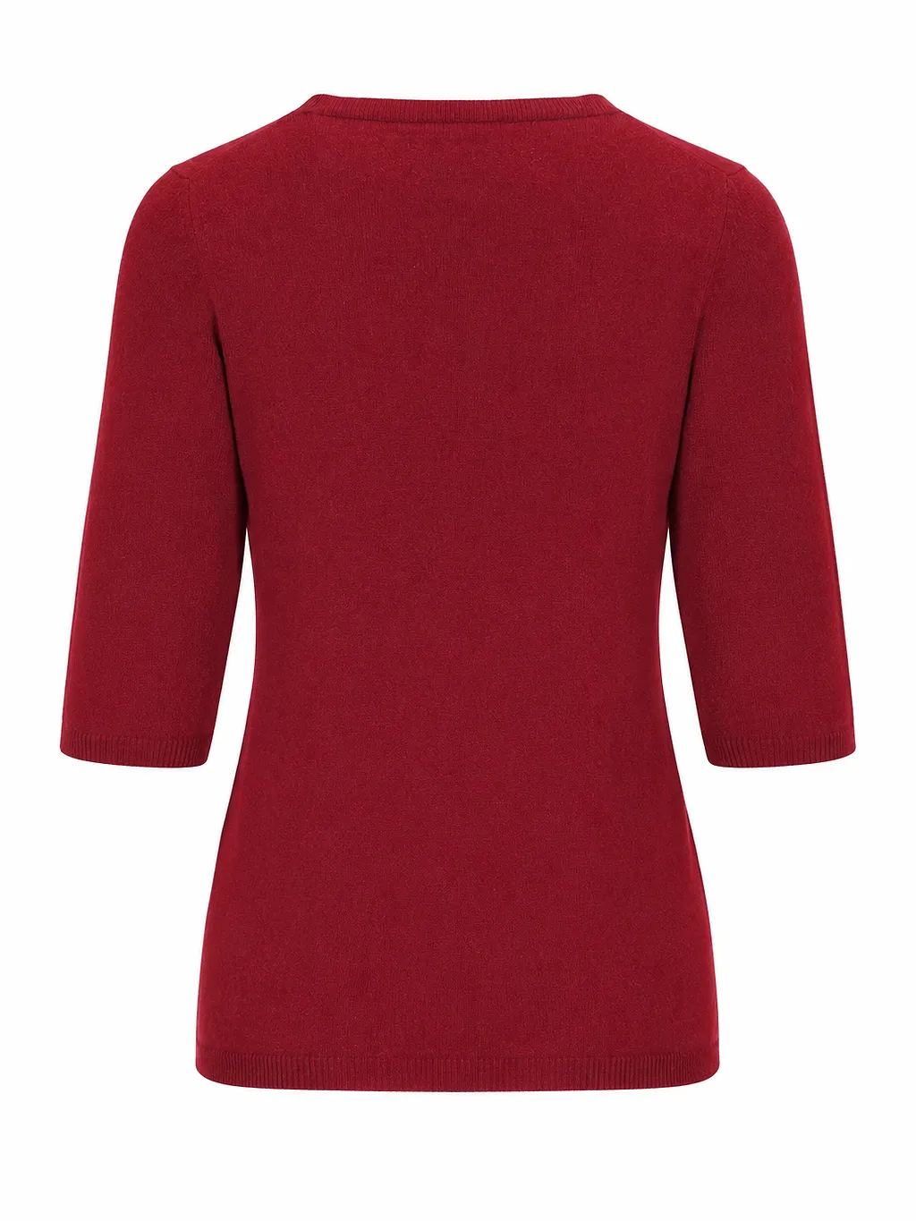 La Rose La Rose Maglia 3/4 Cashmere Bordeaux