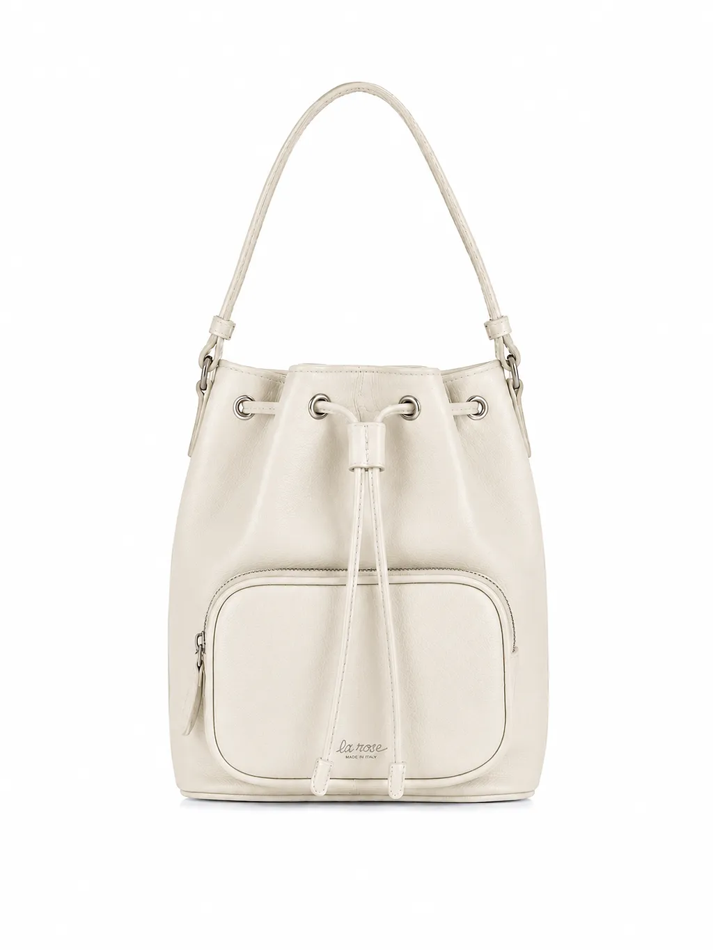 La Rose Leather Satchel Bag
