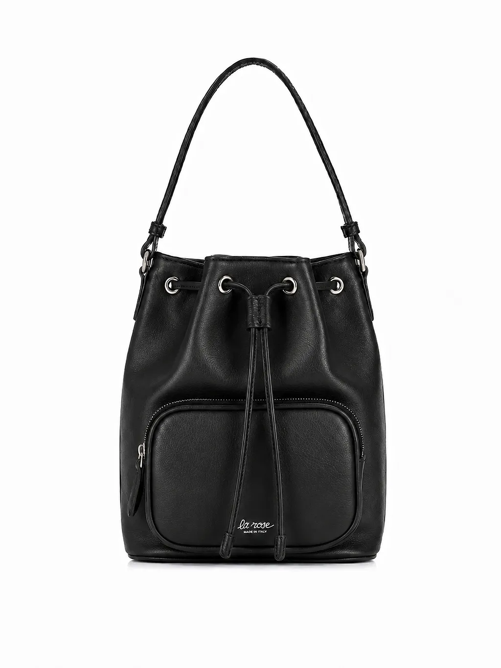 La Rose Leather Satchel Bag