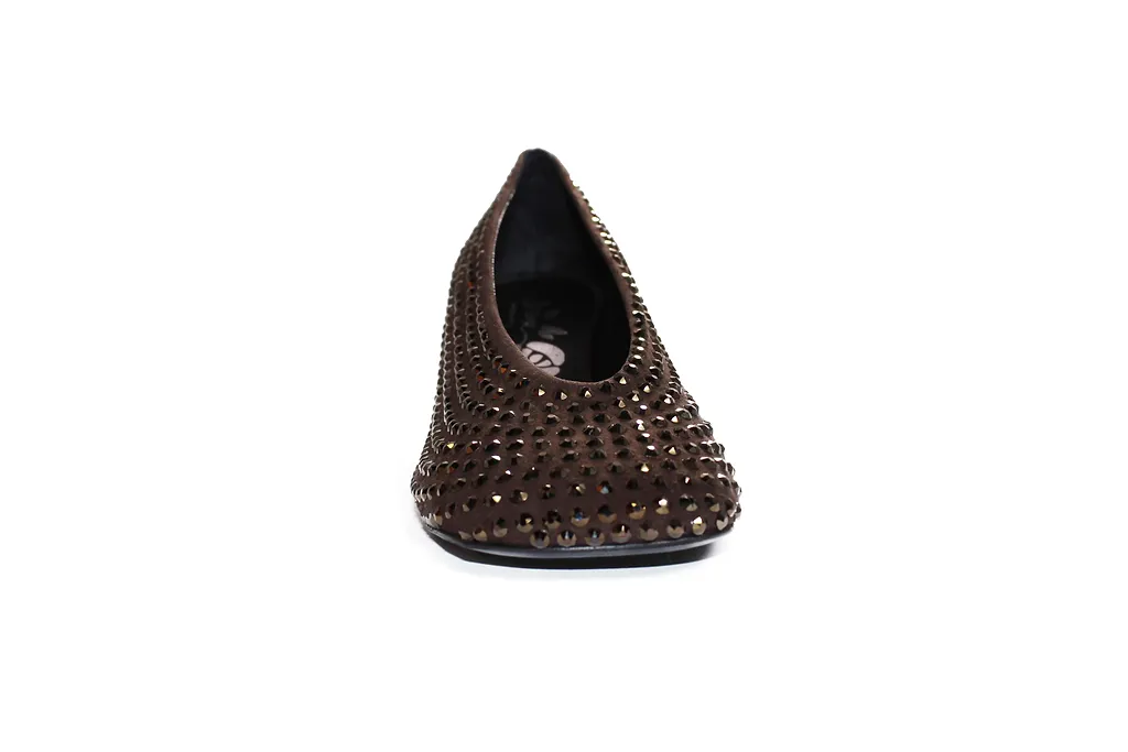 La Rose Pumps Crystal Brown