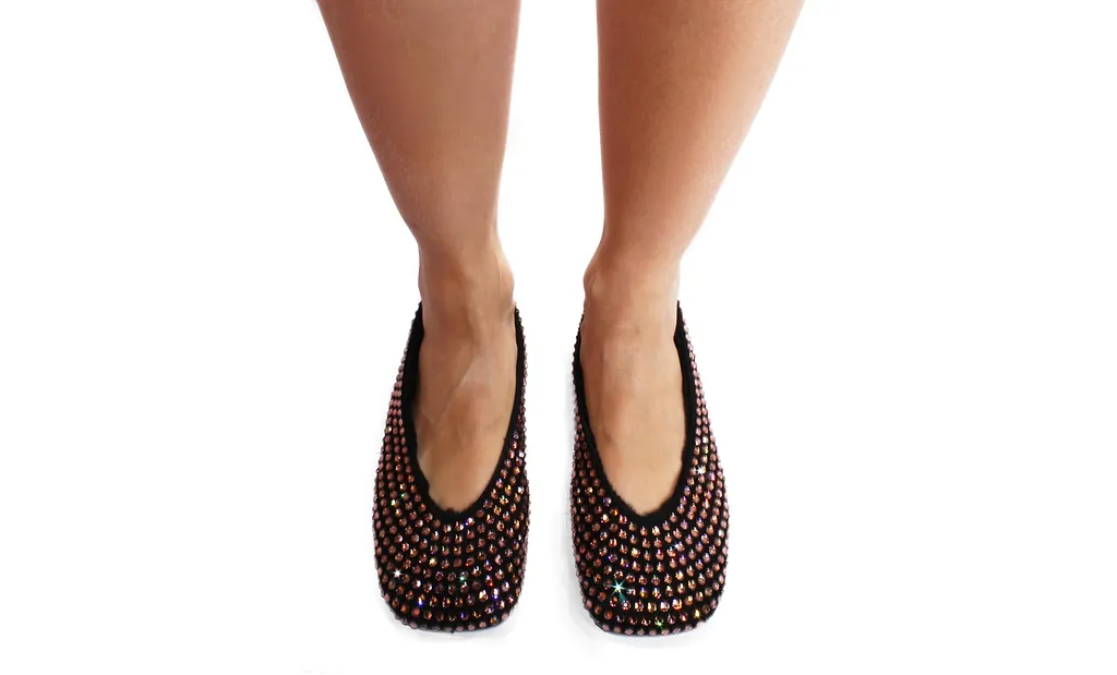 La Rose Ballerina Shoes Crystal Pink