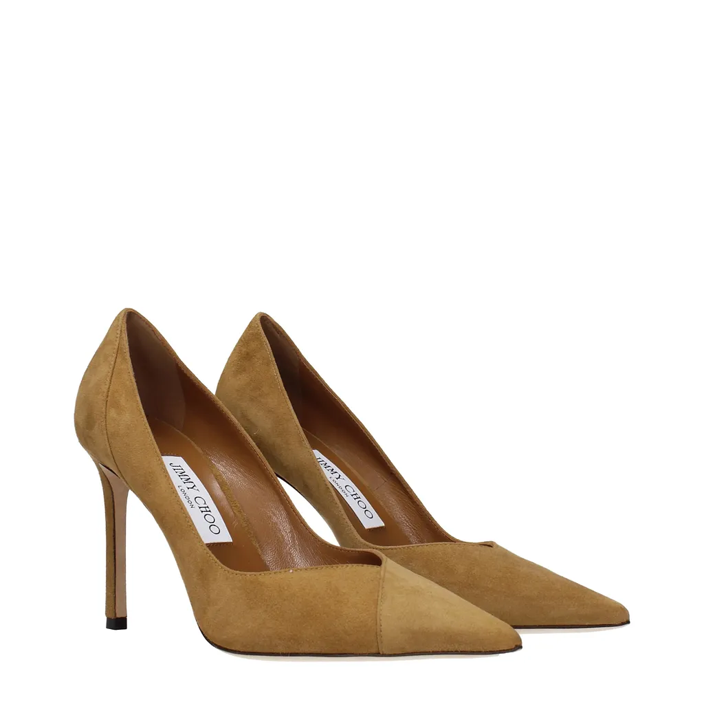 Jimmy Choo Decolleté Cass Female Camouflage Brown/Camel Red And White