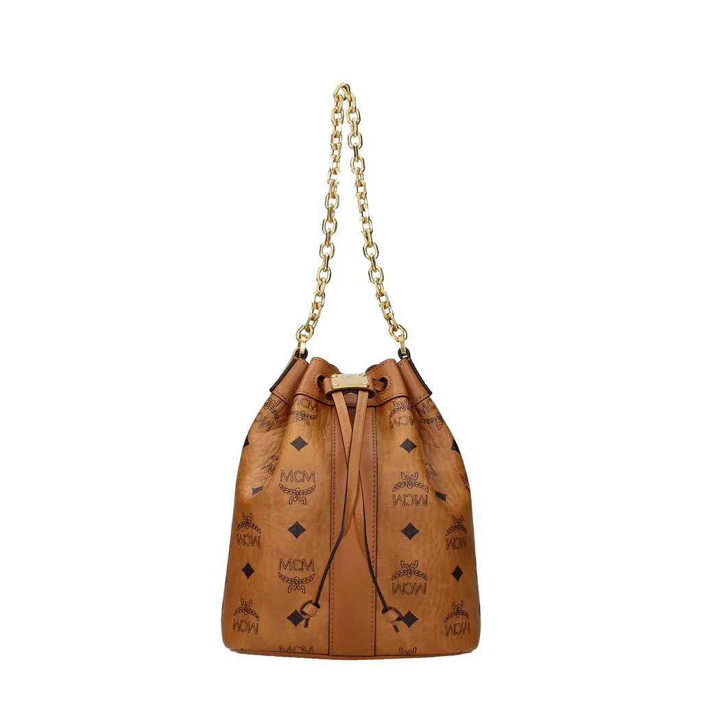 Mcm Handbags Brown And Cognac Woven