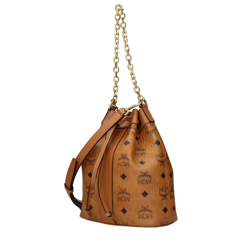 Mcm Handbags Brown And Cognac Woven