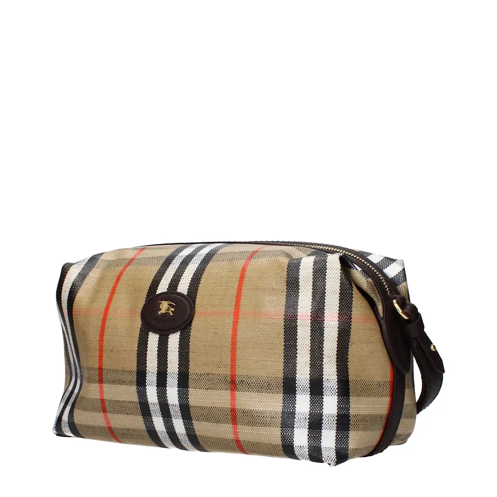 Burberry Beauty Case Man Beige Or Sanded Fabric