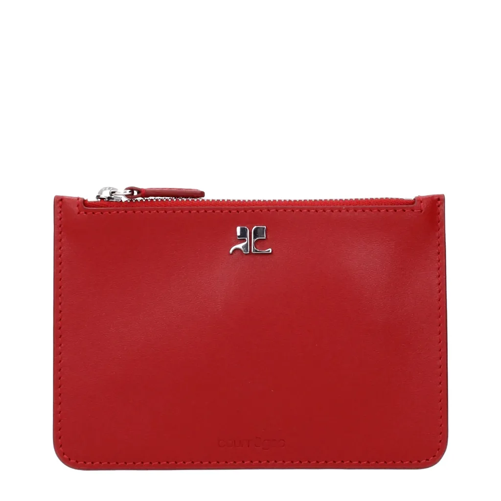 CourrÈGes Purses Red And Ruby Leather