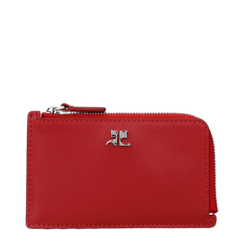 CourrÈGes Purses Red And Ruby Leather