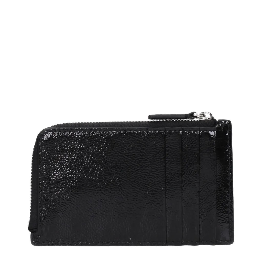 CourrÈGes Wallet Woman Black Leather