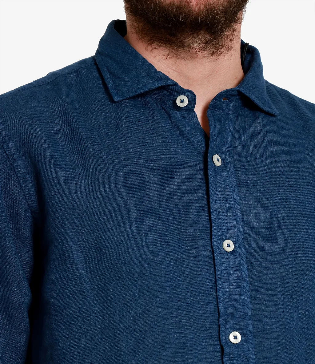 Roy Roger's Shirts Navy Blue
