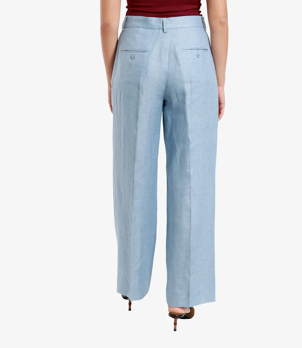 Max Mara Weekend Trousers Light Blue
