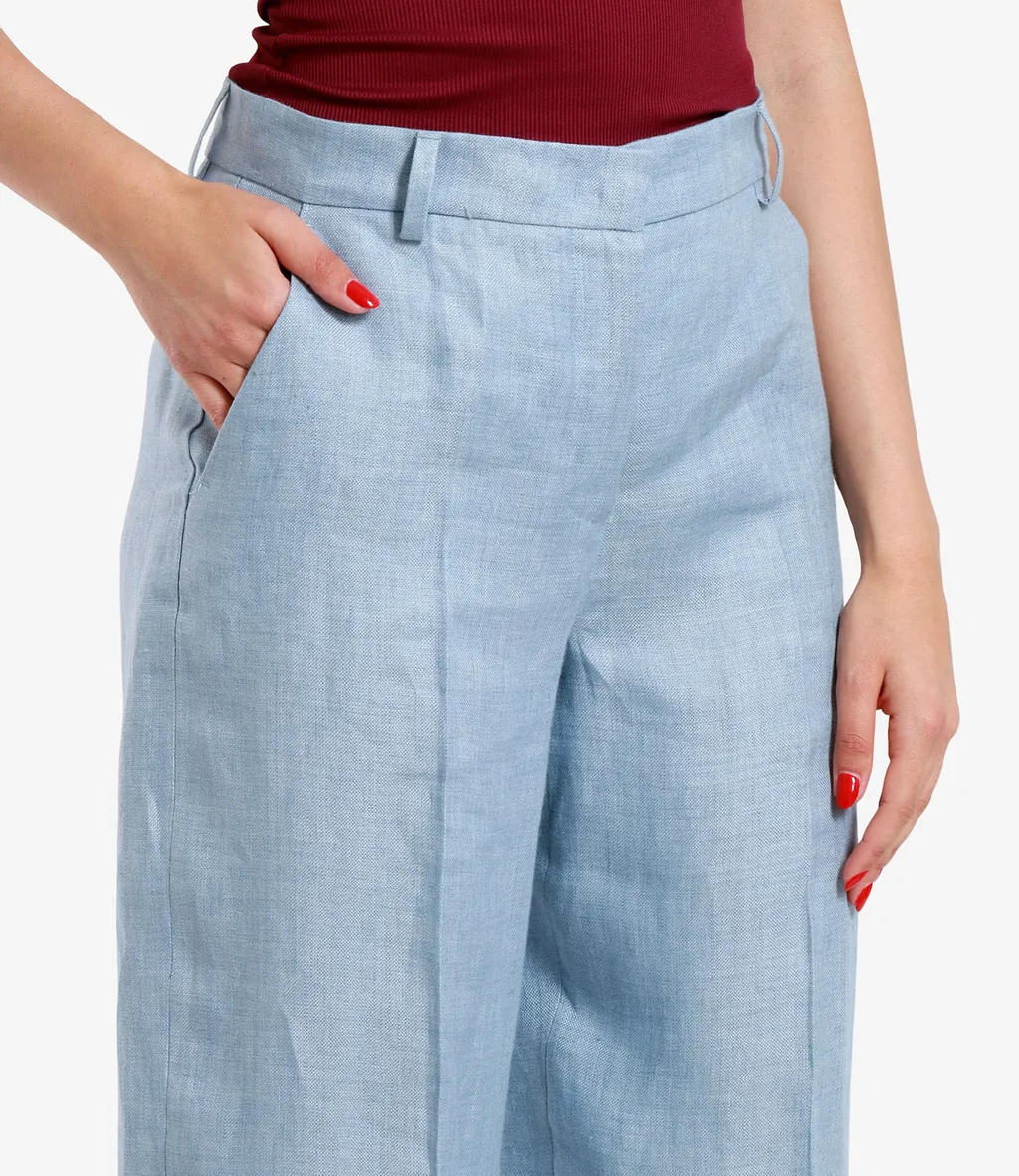 Max Mara Weekend Trousers Light Blue