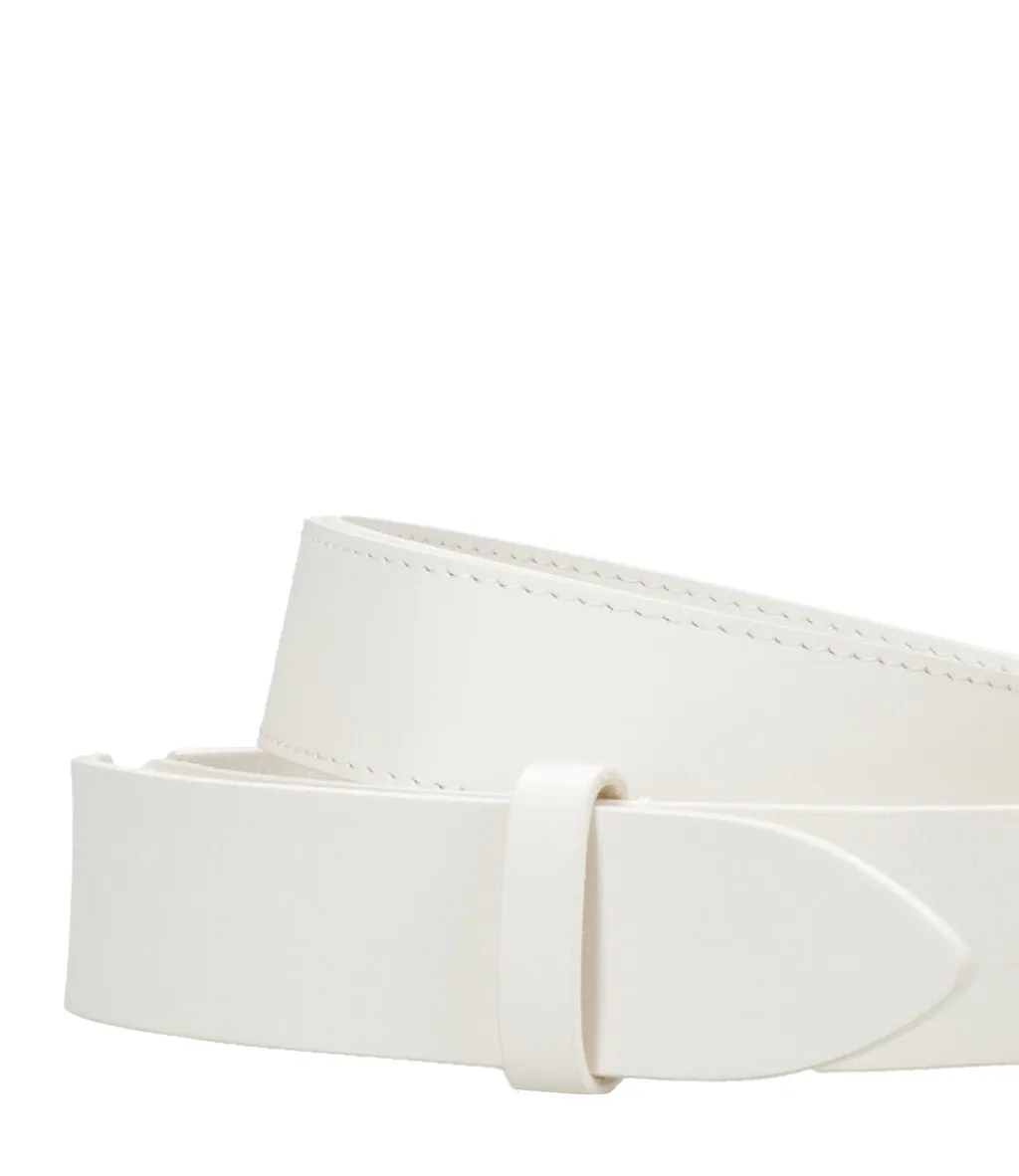 Orciani Nobuckle Belts White