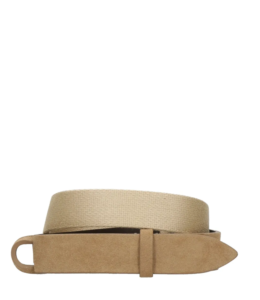 Orciani Nobuckle Belts Sand